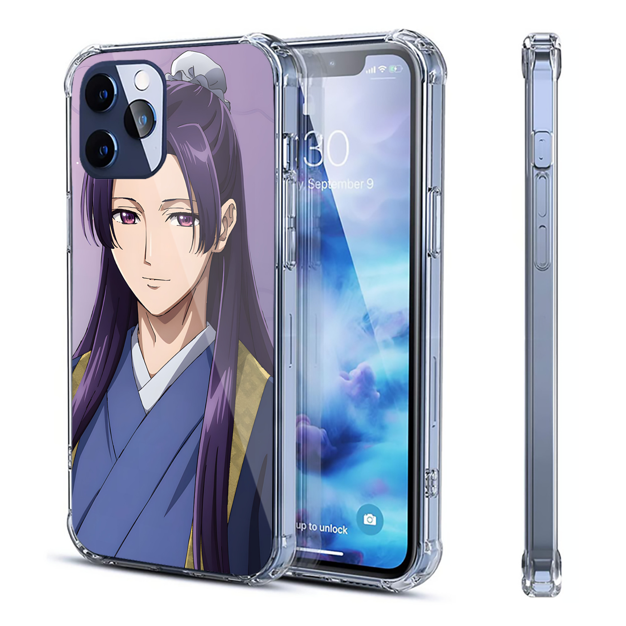 （画像用） 薬屋のひとりごと The Apothecary Diaries 【iPhone 12シリーズ対応】透明スマホケース（クリアソフトケース）